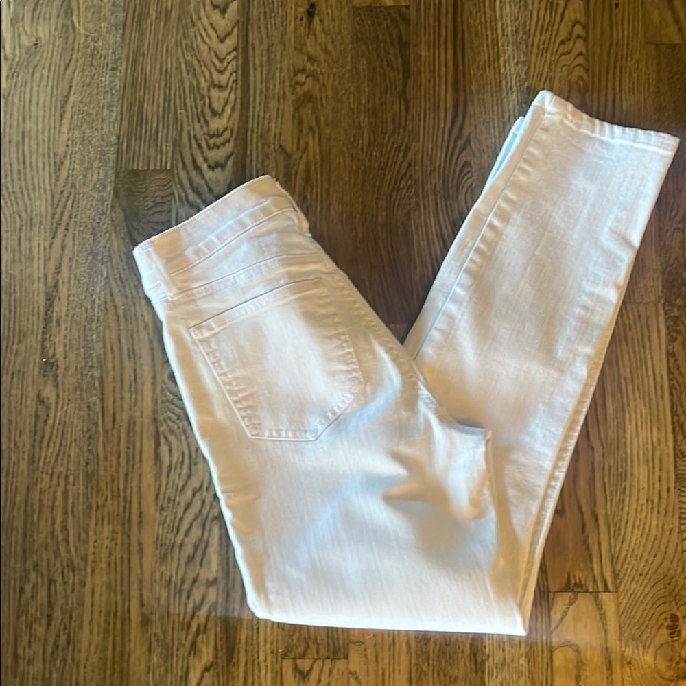 Ann Taylor Factory White Straight Leg Women's Jeans